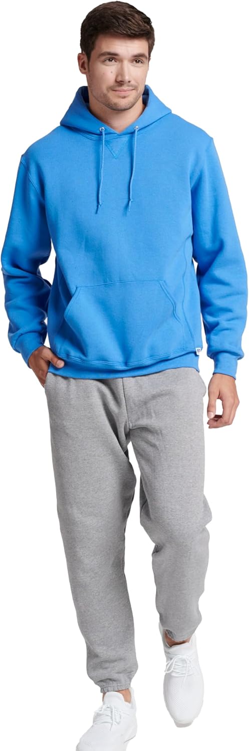 mens Dri-power Fleece Hoodies, Moisture Wicking, Cotton Blend, Relaxed Fit, Sizes S-4x
