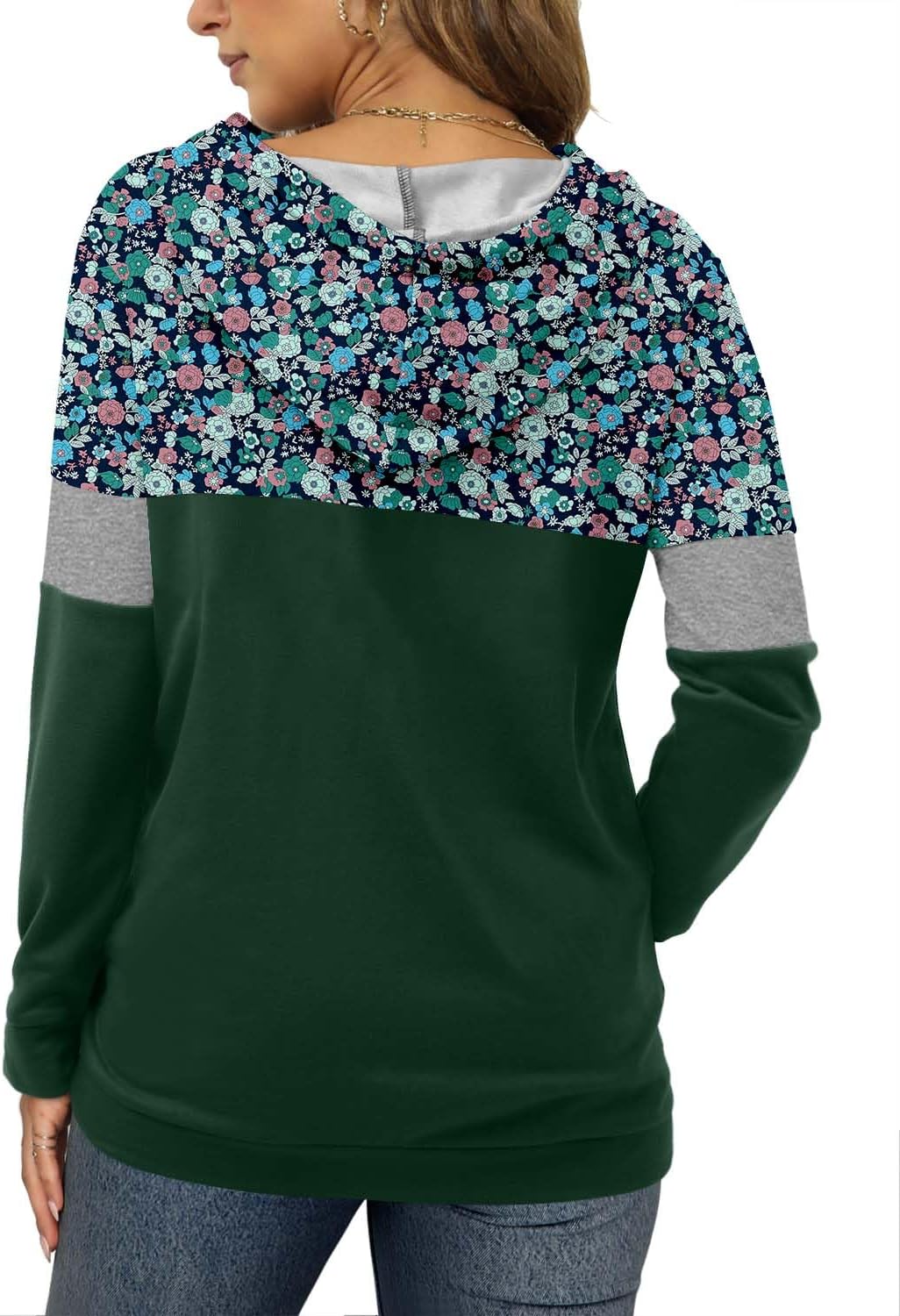 Women's Pullover Hoodies Teen Girls Trendy Fall Fashion Tops Hooded Sweatshirts