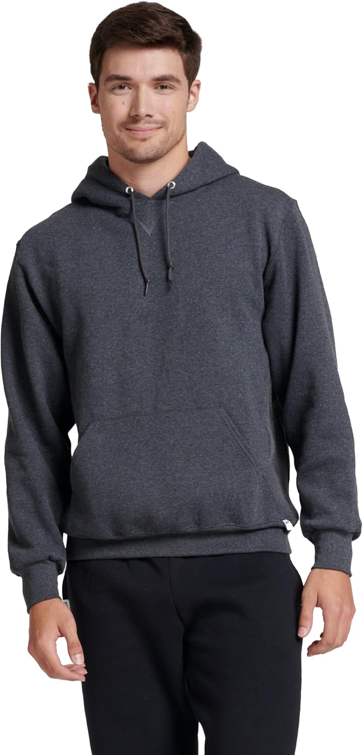 mens Dri-power Fleece Hoodies, Moisture Wicking, Cotton Blend, Relaxed Fit, Sizes S-4x