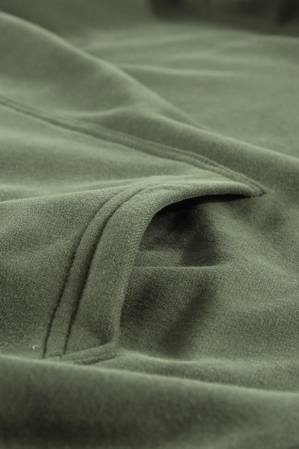 Women's Casual Hoodies Long Sleeve Solid Lightweight Pullover Tops Loose Sweatshirt with Pocket