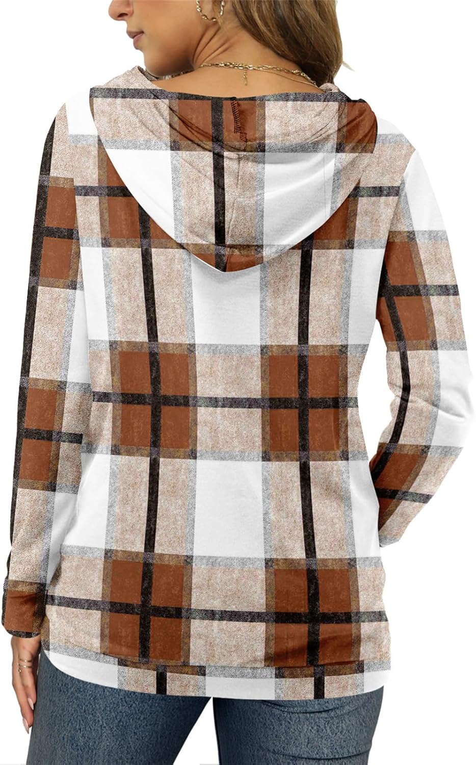 Women's Pullover Hoodies Teen Girls Trendy Fall Fashion Tops Hooded Sweatshirts