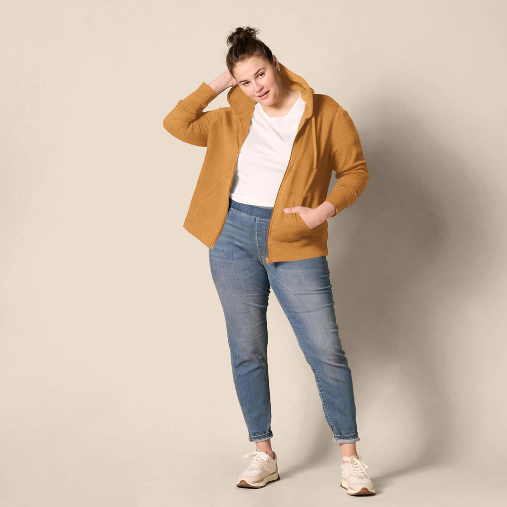Women's Fleece Full-Zip Hoodie (Available in Plus Size)