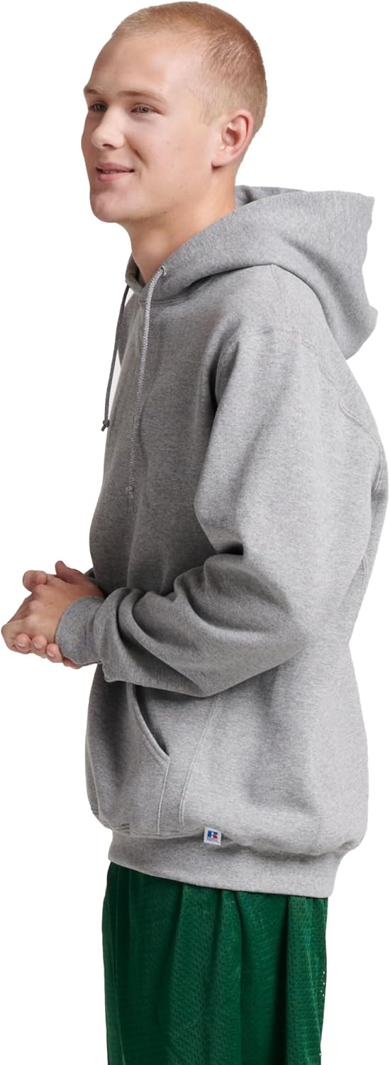 mens Dri-power Fleece Hoodies, Moisture Wicking, Cotton Blend, Relaxed Fit, Sizes S-4x