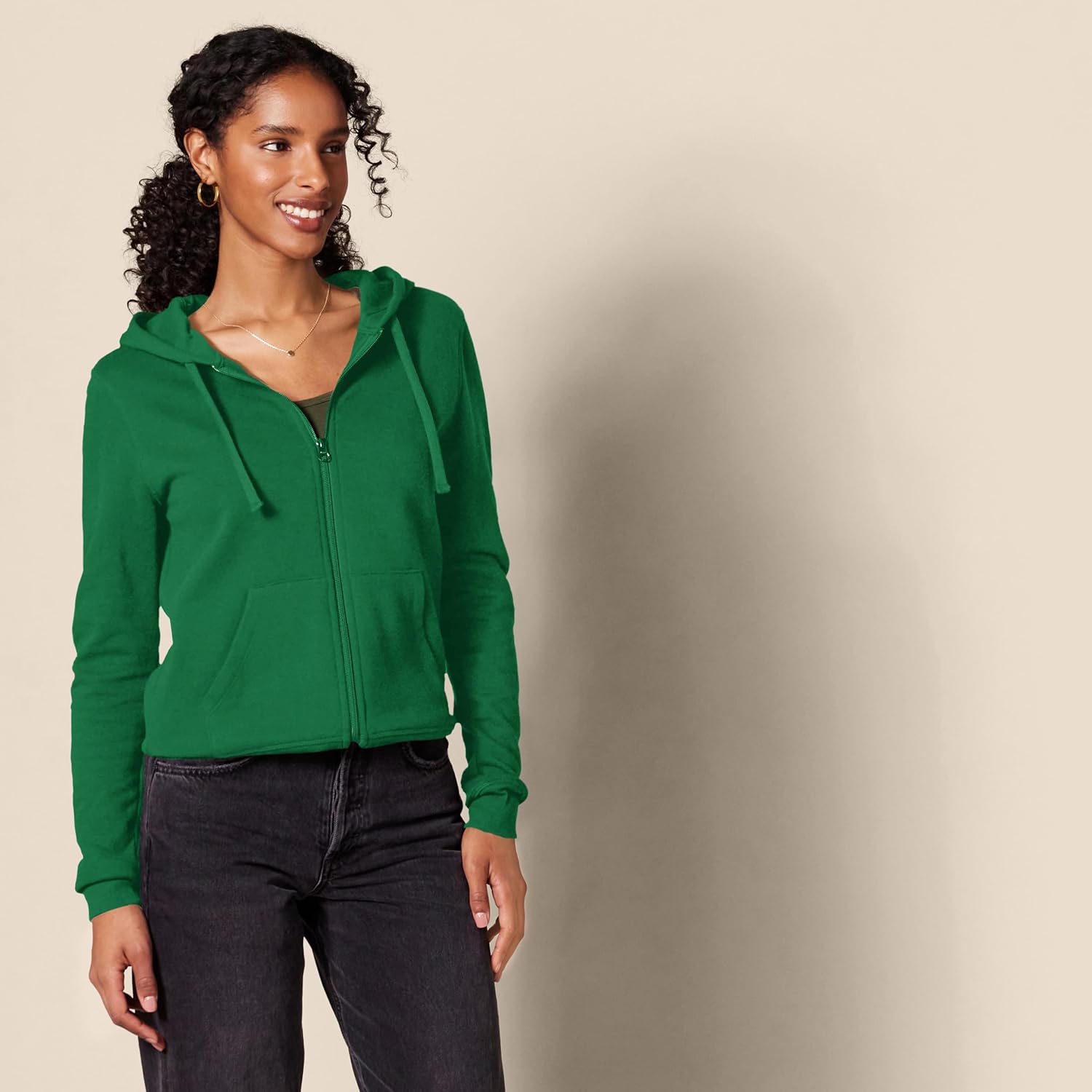 Women's Fleece Full-Zip Hoodie (Available in Plus Size)