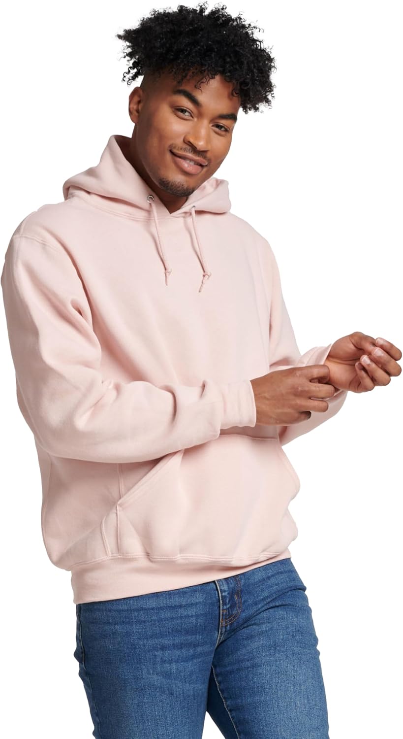 mens Dri-power Fleece Hoodies, Moisture Wicking, Cotton Blend, Relaxed Fit, Sizes S-4x