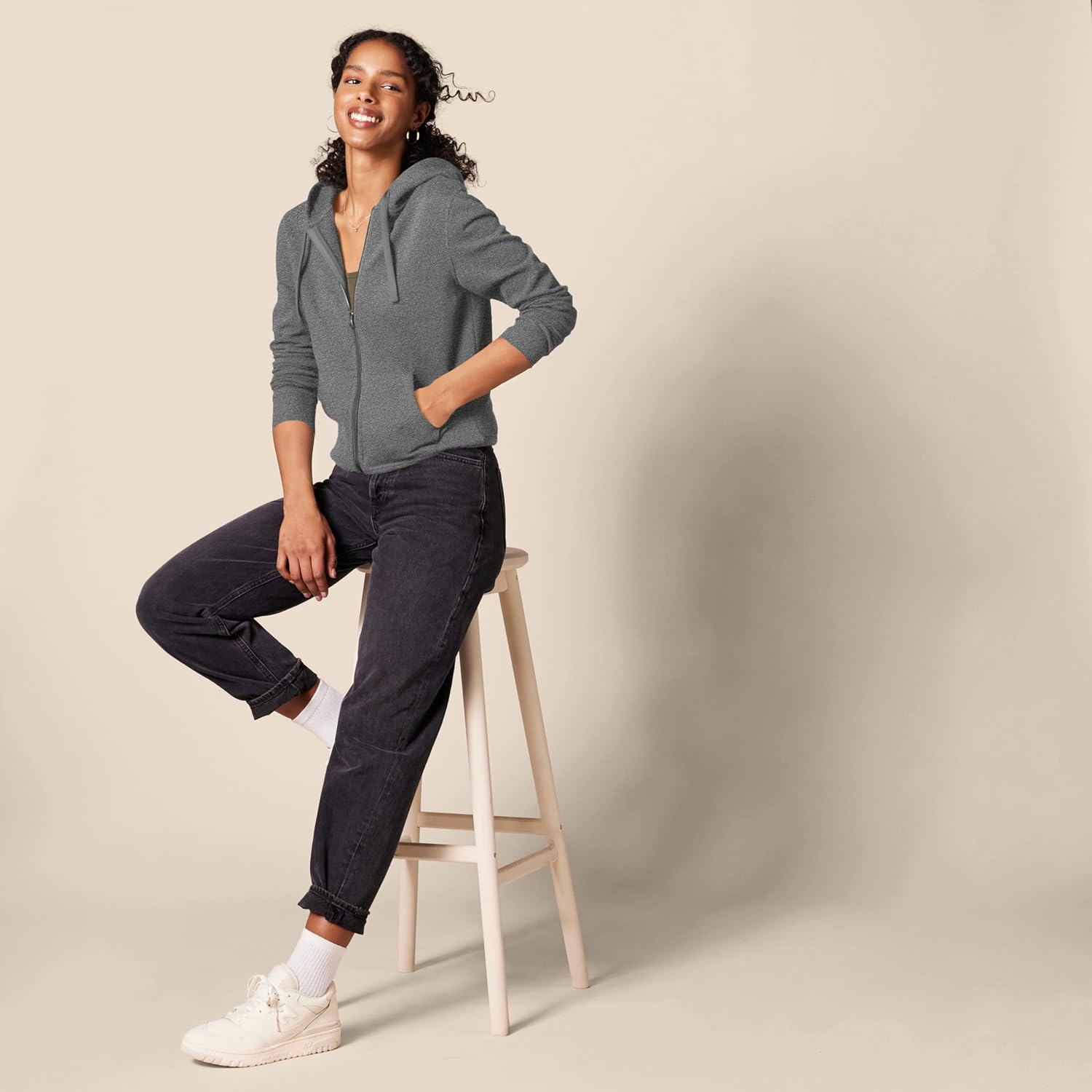 Women's Fleece Full-Zip Hoodie (Available in Plus Size)