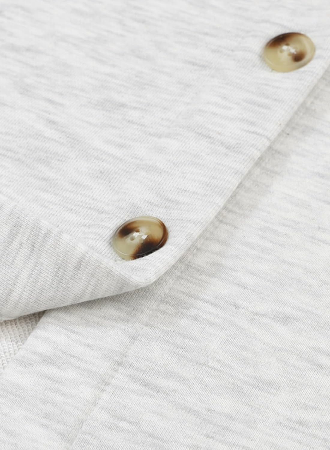 Oversized Sweatshirt for Women Loose Fit Casual Long Sleeve Button Hooded Sweatshirts Hoodies with Pocket