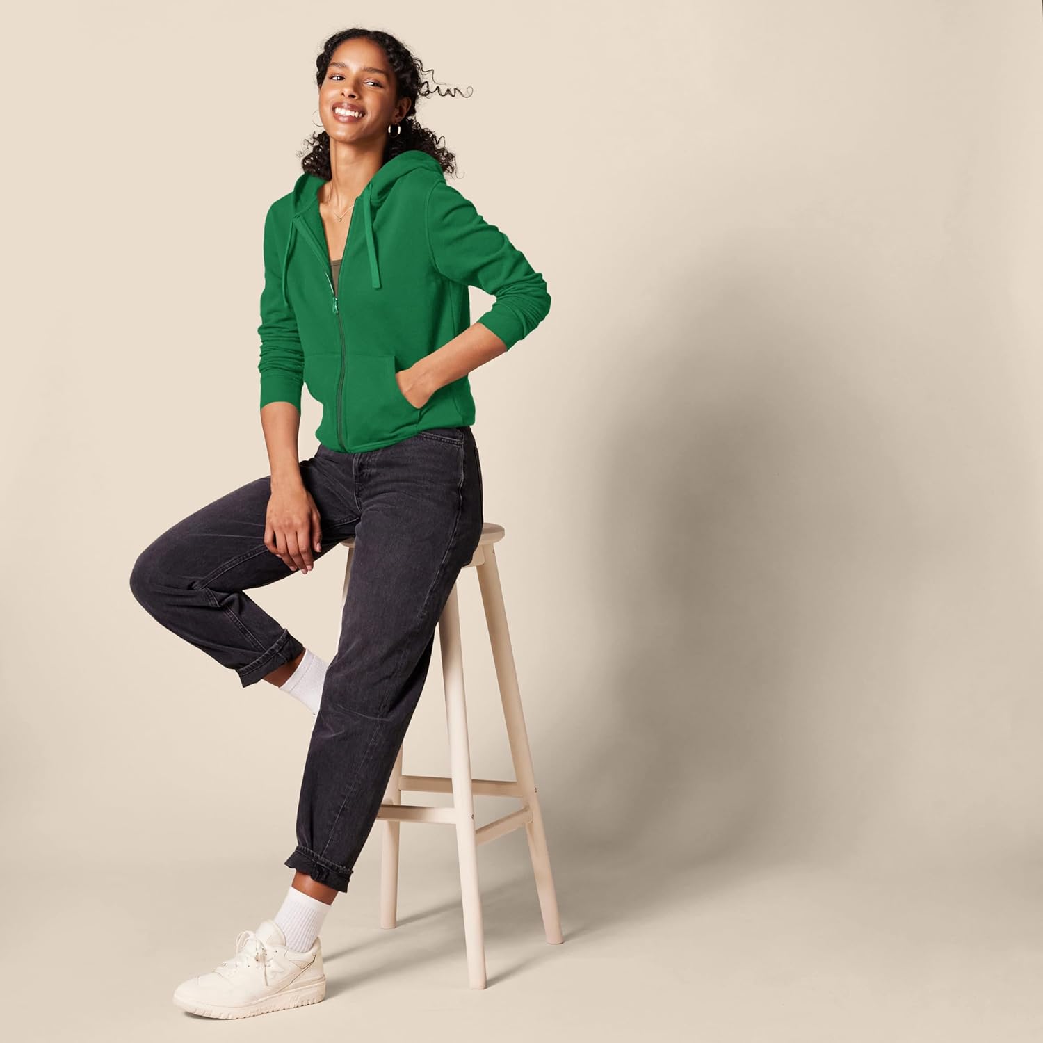 Women's Fleece Full-Zip Hoodie (Available in Plus Size)