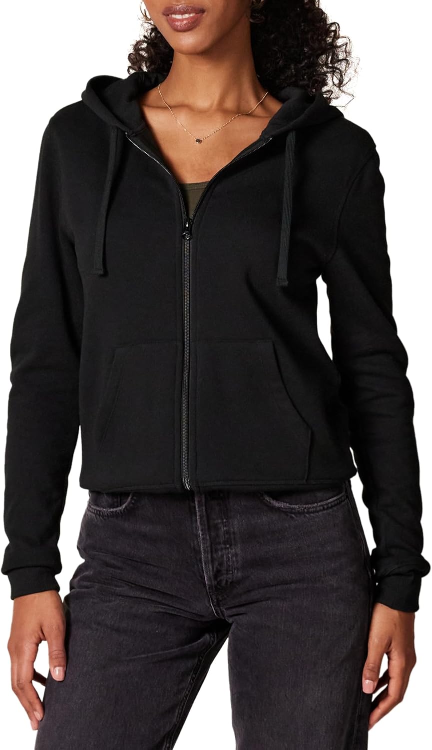 Women's Fleece Full-Zip Hoodie (Available in Plus Size)