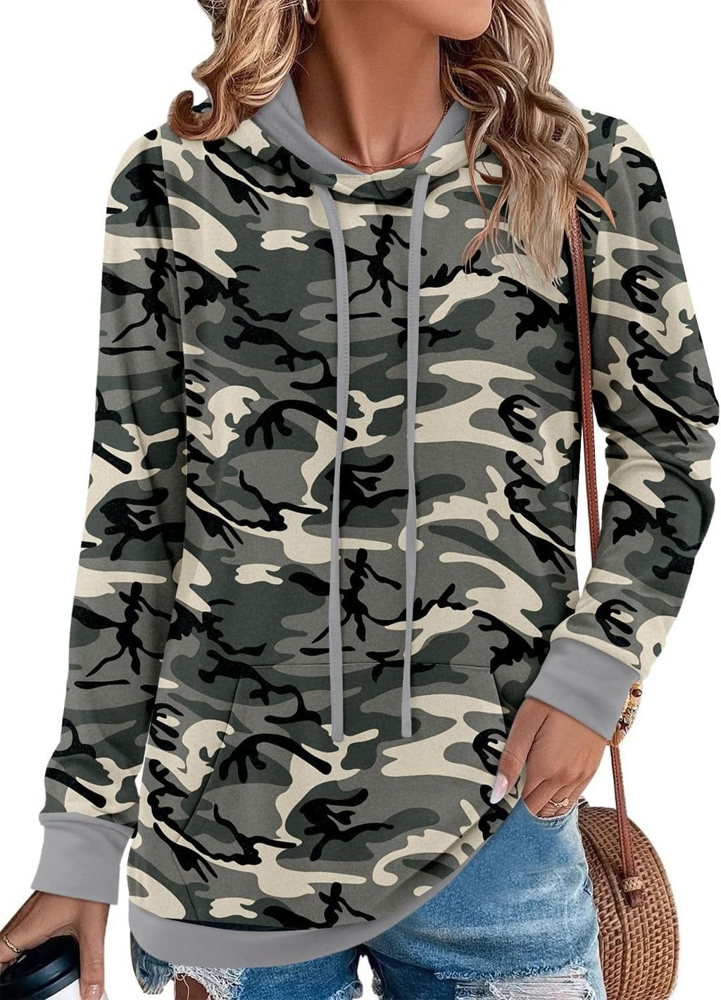 Women's Pullover Hoodies Teen Girls Trendy Fall Fashion Tops Hooded Sweatshirts