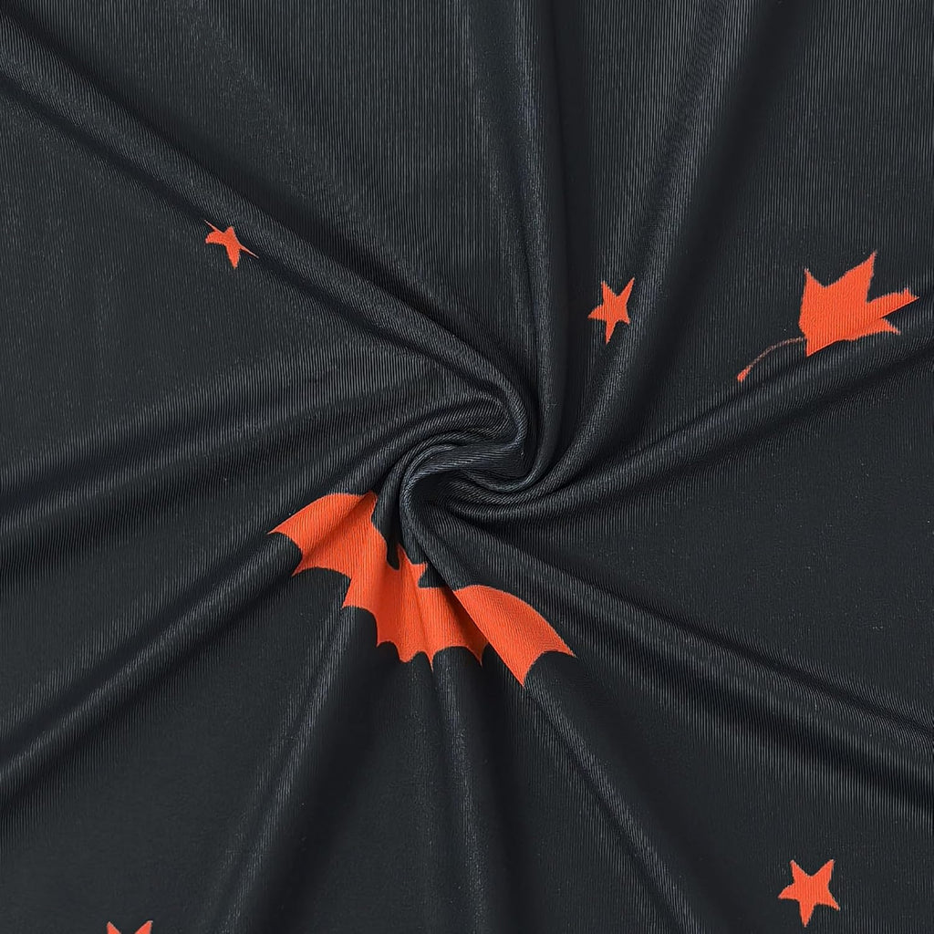 Halloween Shirts for Women: Castle Pumpkin Pattern Halloween Party Short Sleeve Costumes Crewneck T-Shirt