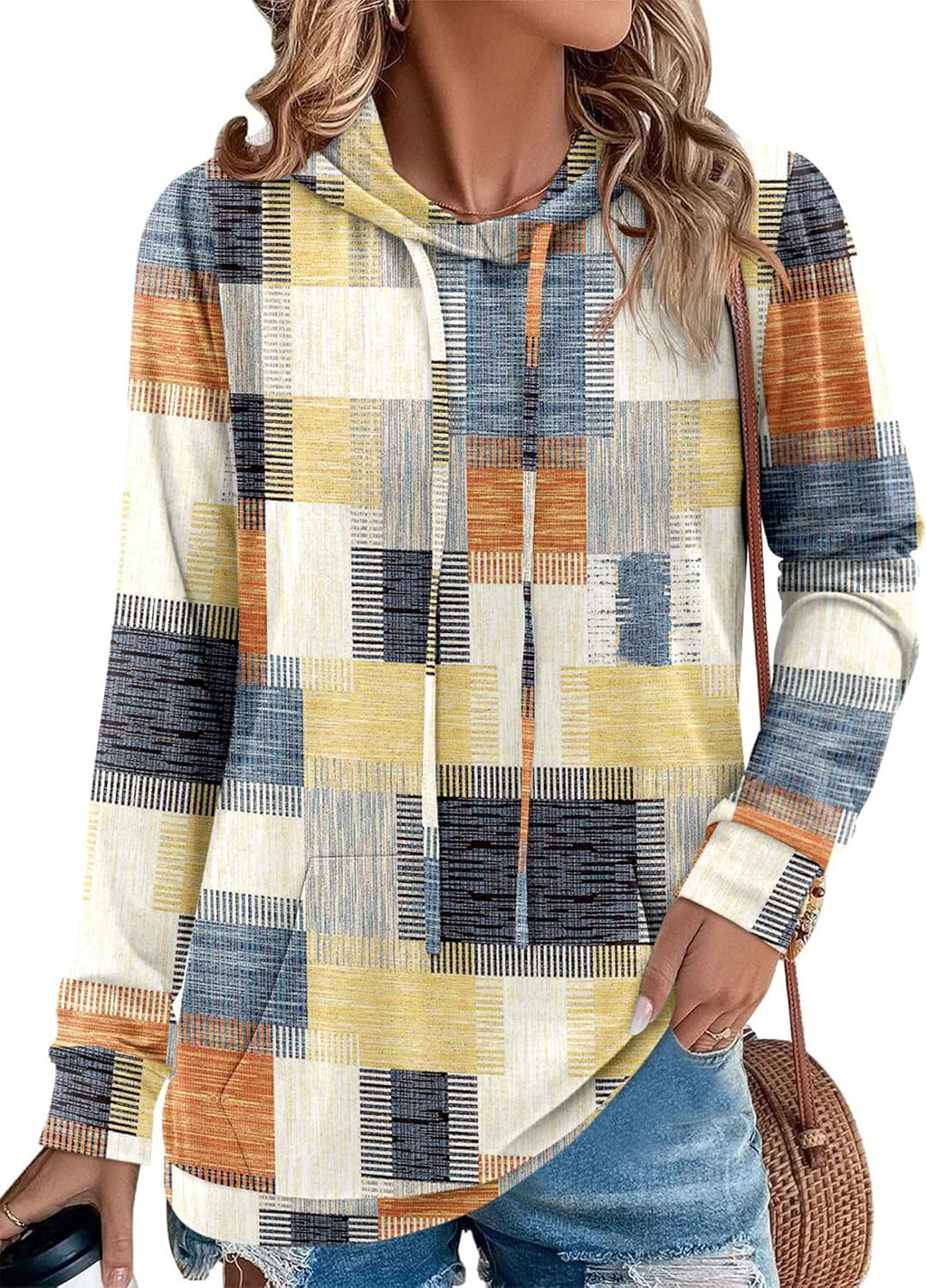 Women's Pullover Hoodies Teen Girls Trendy Fall Fashion Tops Hooded Sweatshirts