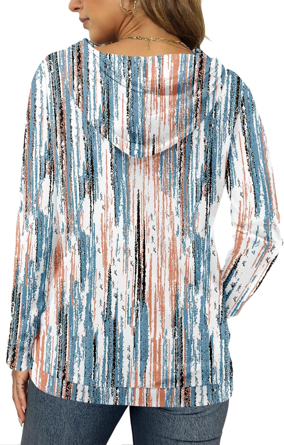 Women's Pullover Hoodies Teen Girls Trendy Fall Fashion Tops Hooded Sweatshirts