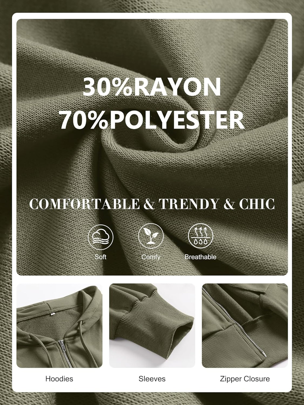 Womens Zip Up Hoodies Cropped Sweatshirts Casual Comfy Cute Zip Jackets Fashion Trendy Fall Outfits 2025 Y2K Clothes