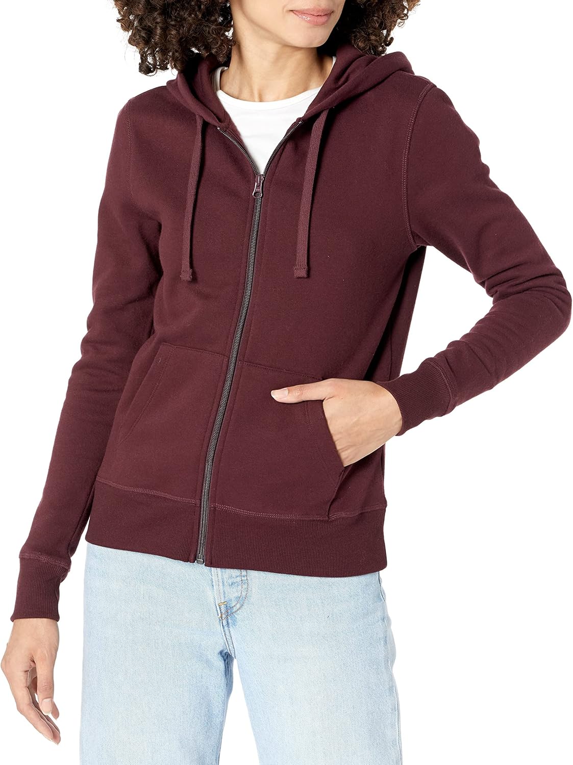 Women's Fleece Full-Zip Hoodie (Available in Plus Size)