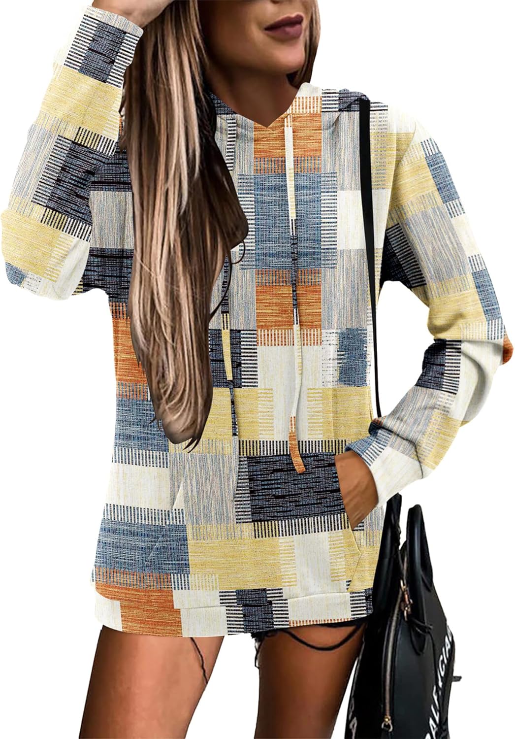 Women's Pullover Hoodies Teen Girls Trendy Fall Fashion Tops Hooded Sweatshirts