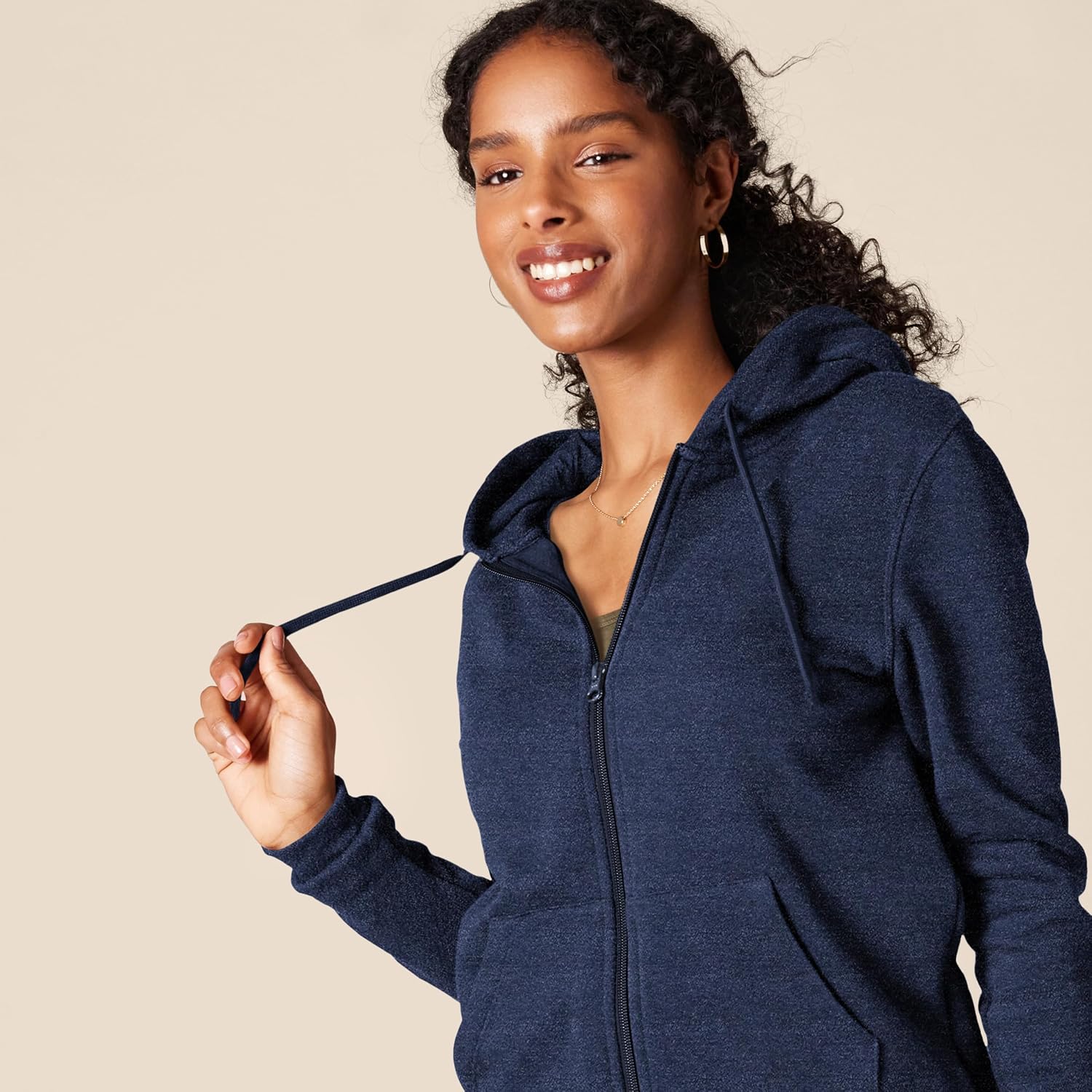 Women's Fleece Full-Zip Hoodie (Available in Plus Size)