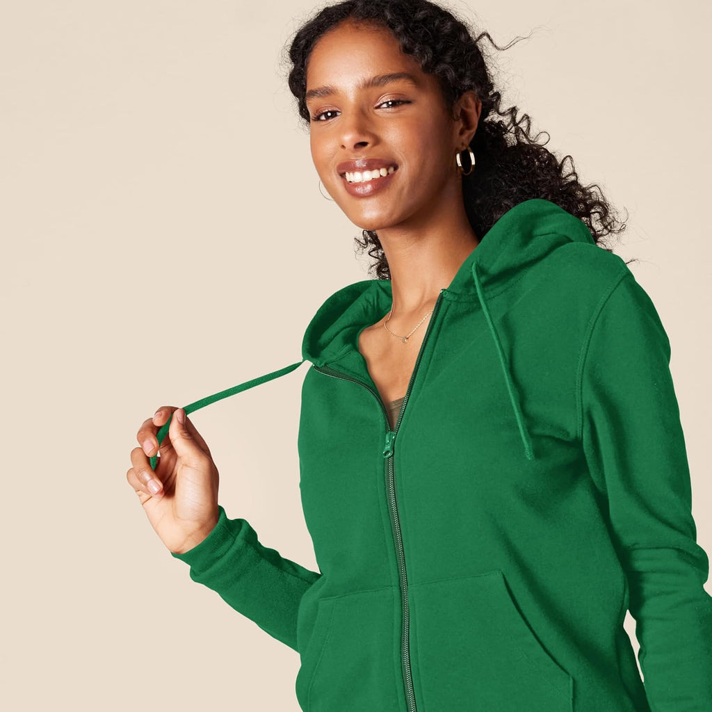 Women's Fleece Full-Zip Hoodie (Available in Plus Size)