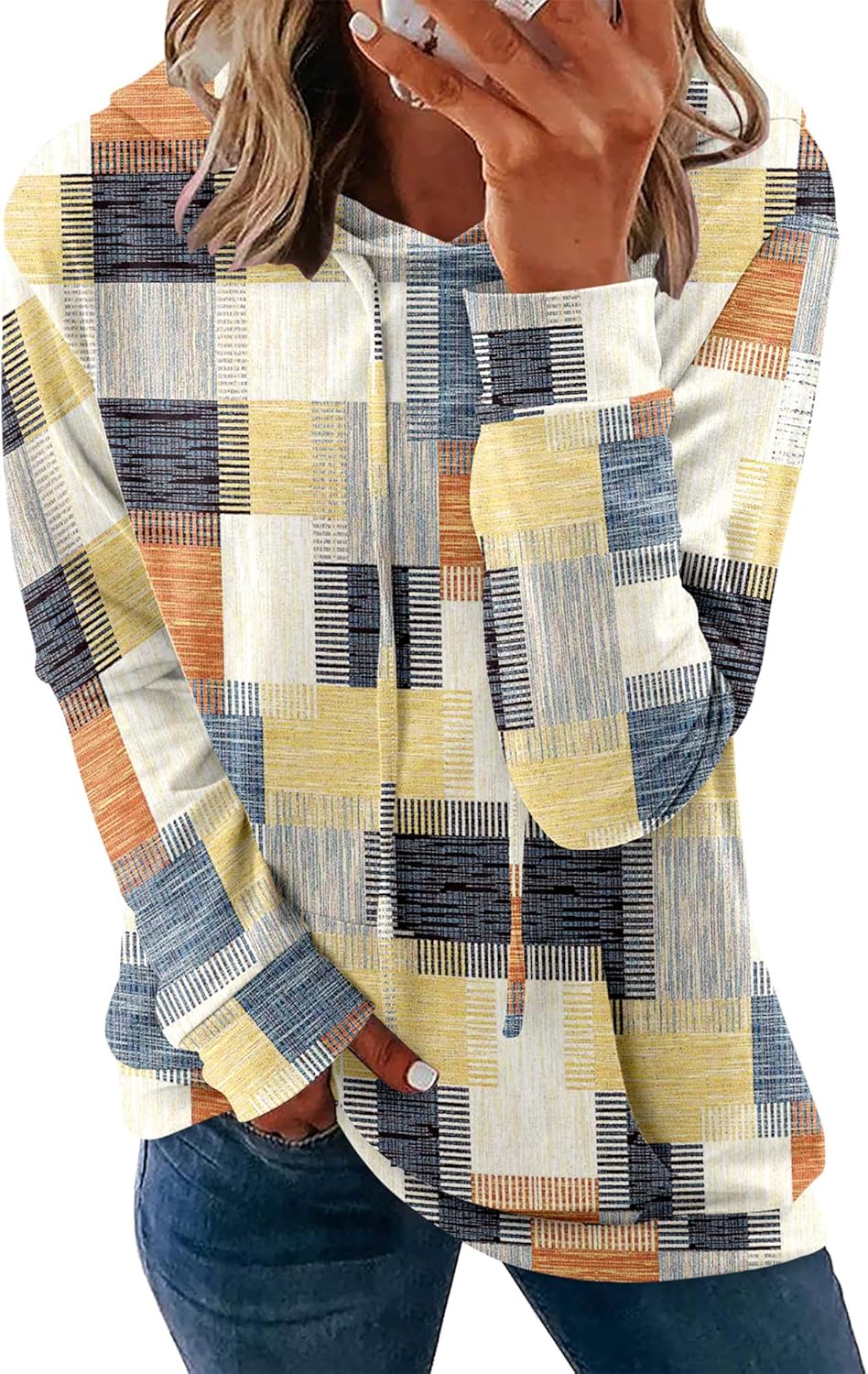 Women's Pullover Hoodies Teen Girls Trendy Fall Fashion Tops Hooded Sweatshirts