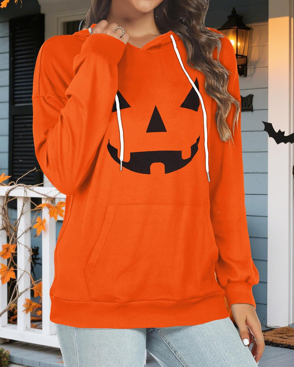 Women's Hoodies Long Sleeve Sweatshirts Drawstring Pullover Tops with Pocket Casual Loose Blouses Tunic