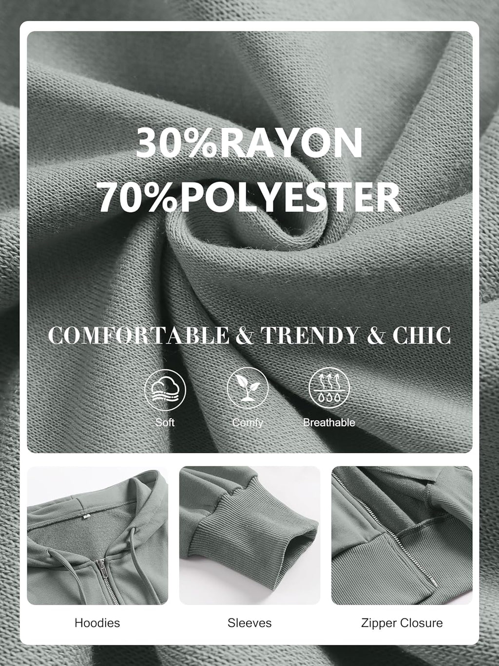 Womens Zip Up Hoodies Cropped Sweatshirts Casual Comfy Cute Zip Jackets Fashion Trendy Fall Outfits 2025 Y2K Clothes