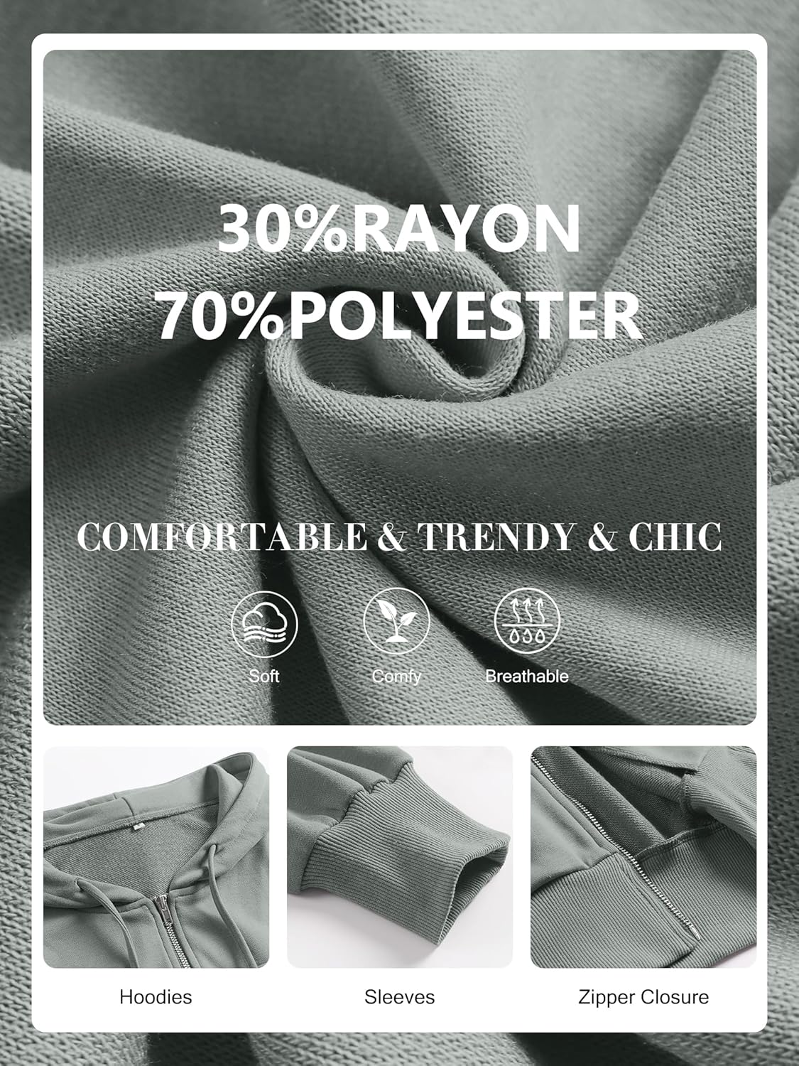 Womens Zip Up Hoodies Cropped Sweatshirts Casual Comfy Cute Zip Jackets Fashion Trendy Fall Outfits 2025 Y2K Clothes