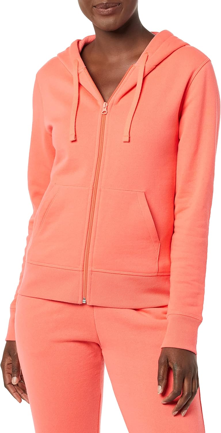 Women's Fleece Full-Zip Hoodie (Available in Plus Size)