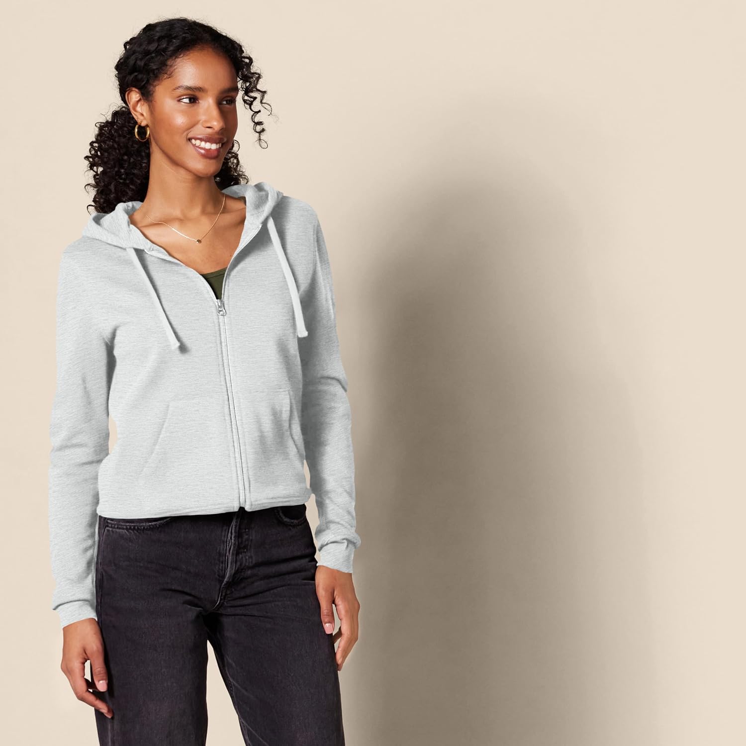 Women's Fleece Full-Zip Hoodie (Available in Plus Size)