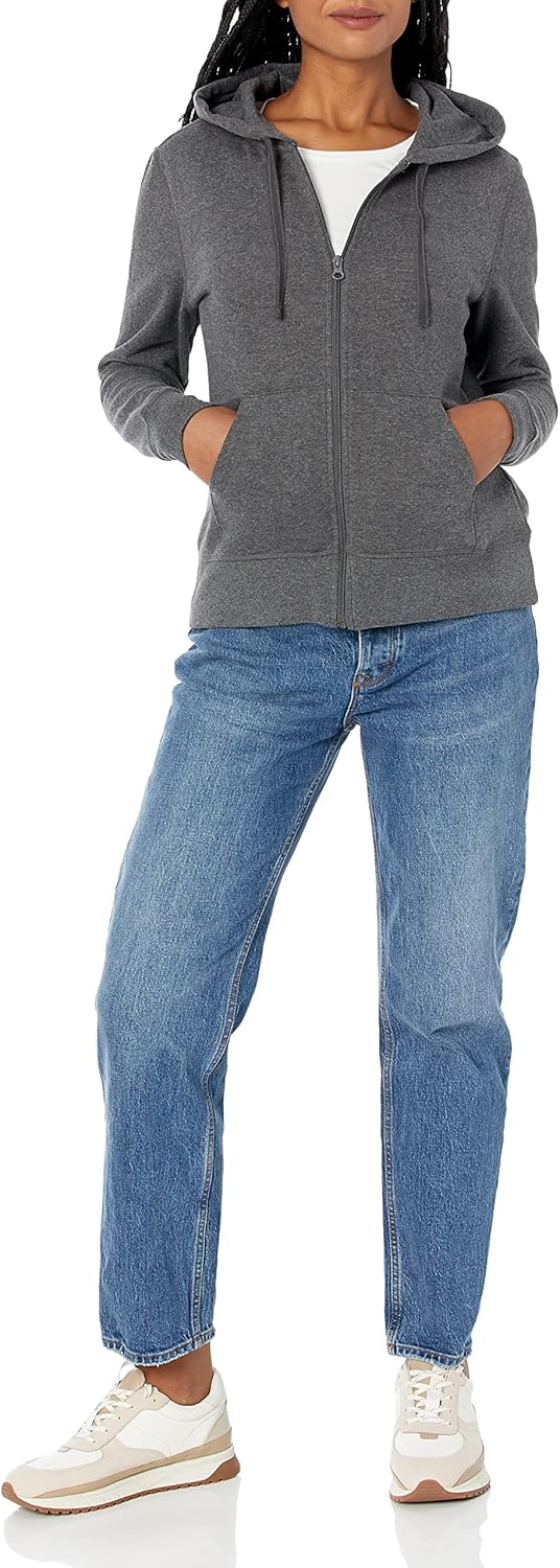 Women's Fleece Full-Zip Hoodie (Available in Plus Size)