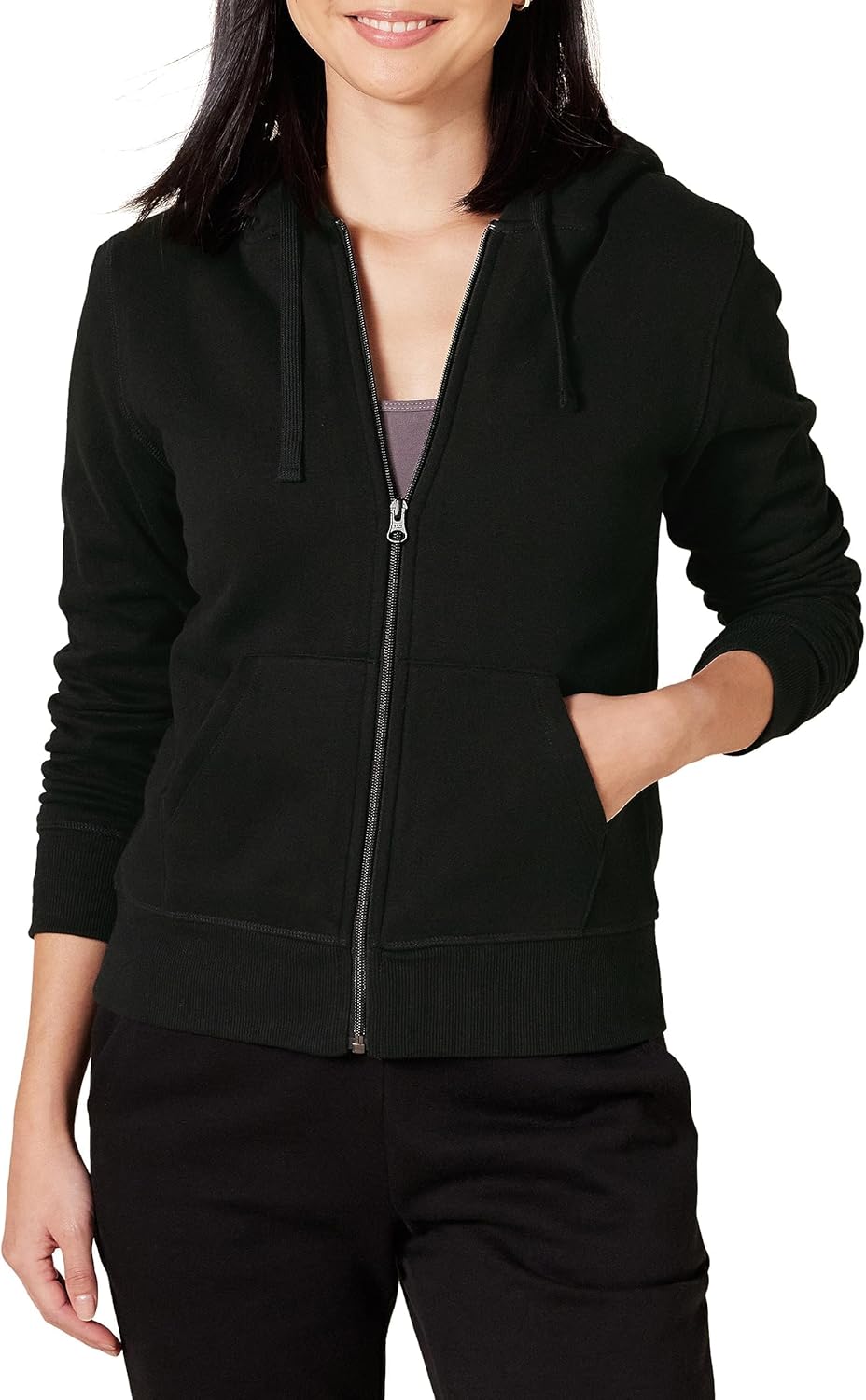 Women's Sherpa-Lined Fleece Full-Zip Hooded Jacket (Available in Plus Size)