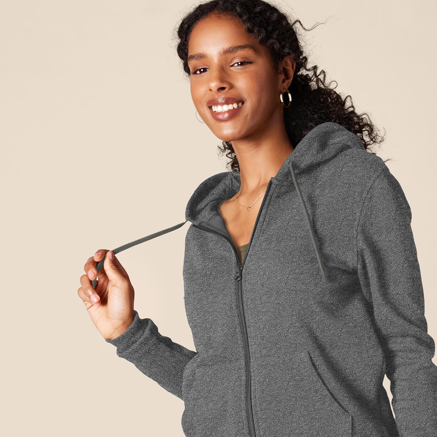 Women's Fleece Full-Zip Hoodie (Available in Plus Size)