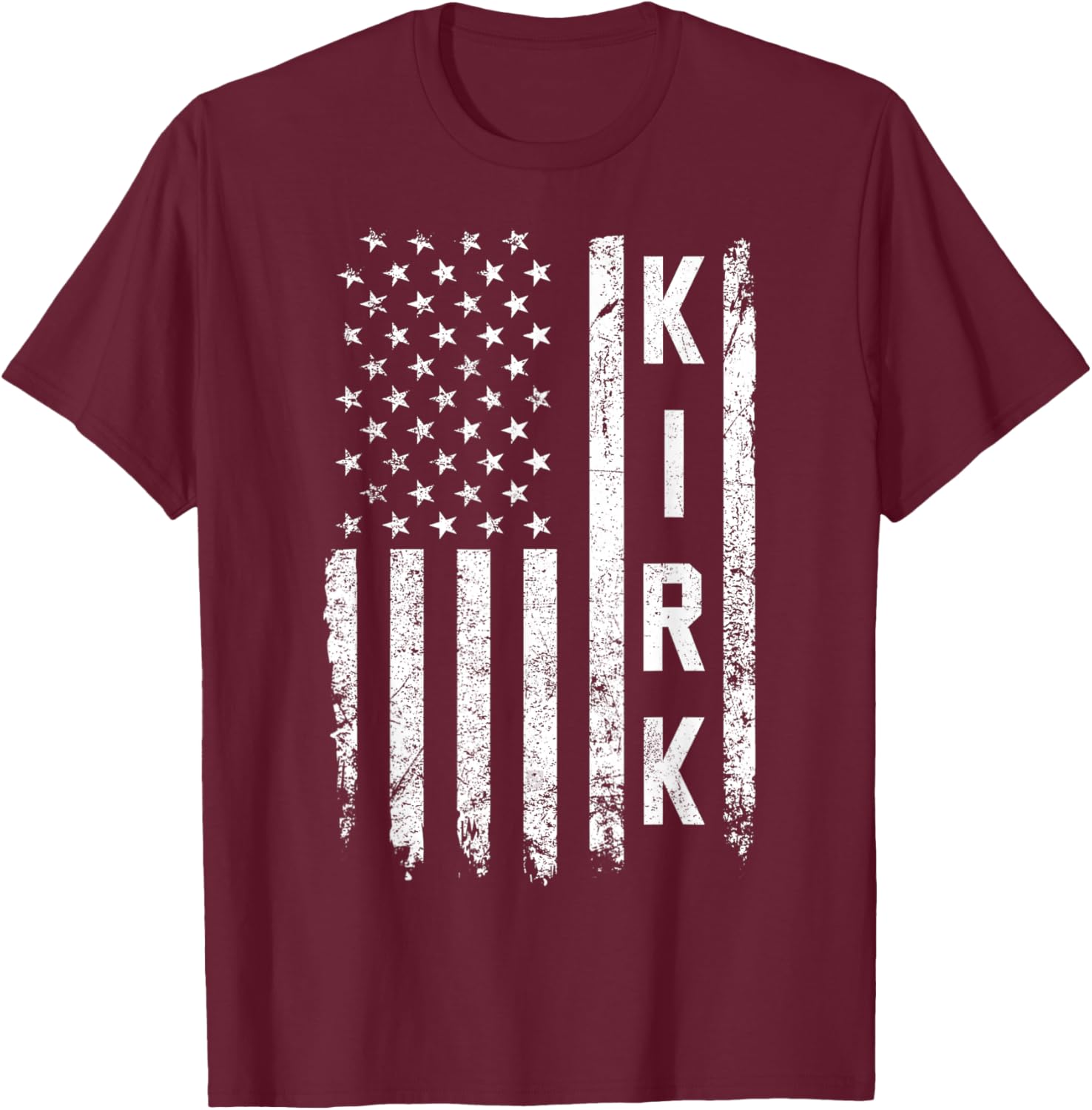 Retro Vintage Kirk US Flag T-Shirt