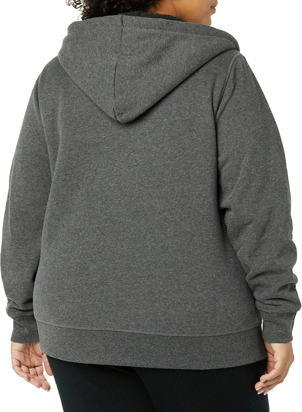 Women's Sherpa-Lined Fleece Full-Zip Hooded Jacket (Available in Plus Size)