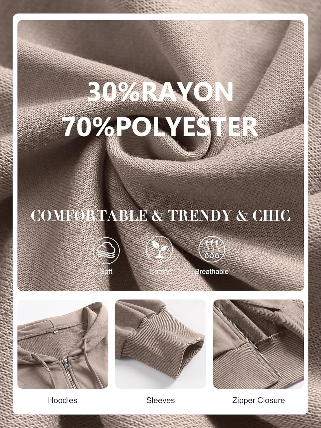 Womens Zip Up Hoodies Cropped Sweatshirts Casual Comfy Cute Zip Jackets Fashion Trendy Fall Outfits 2025 Y2K Clothes