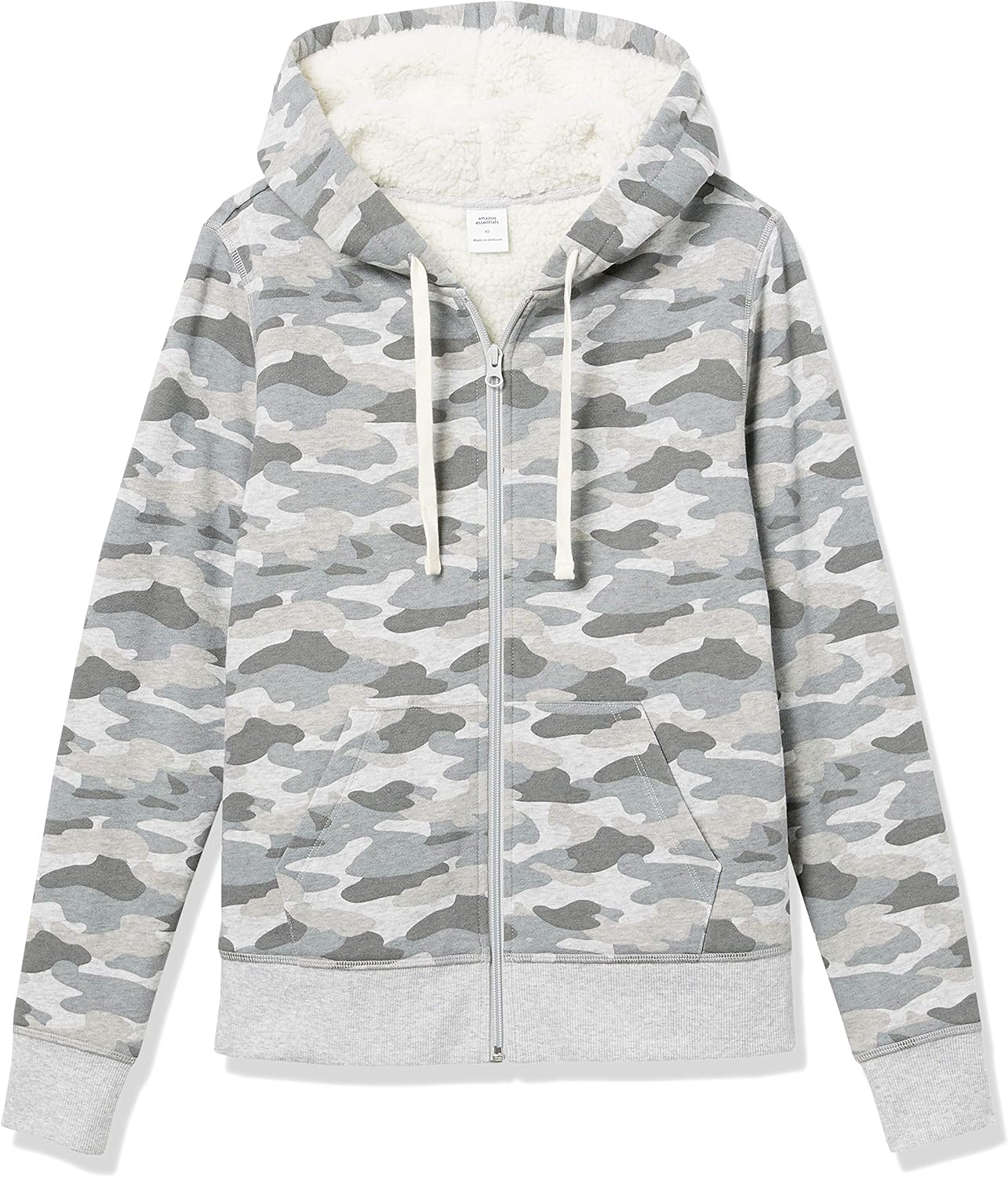 Women's Sherpa-Lined Fleece Full-Zip Hooded Jacket (Available in Plus Size)