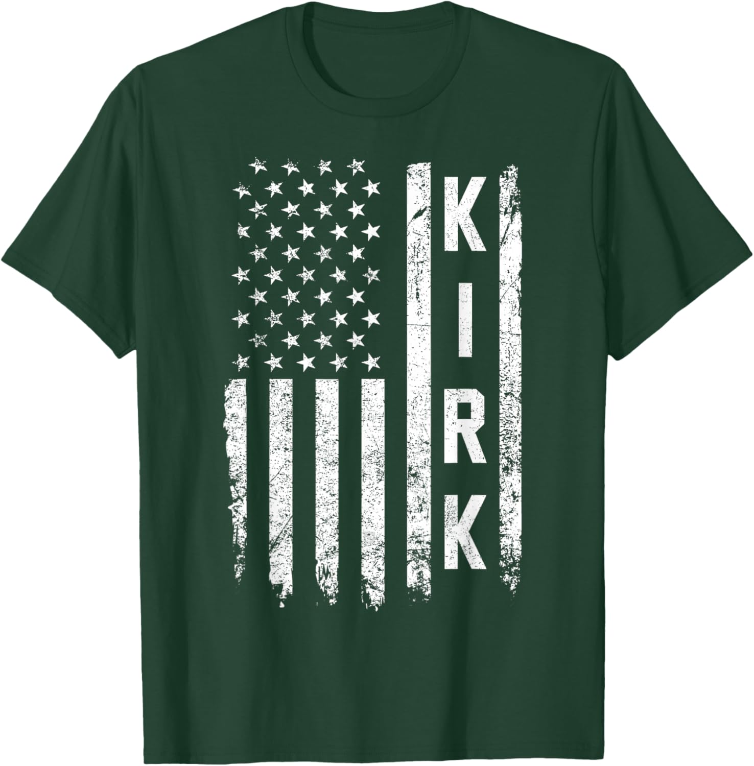 Retro Vintage Kirk US Flag T-Shirt