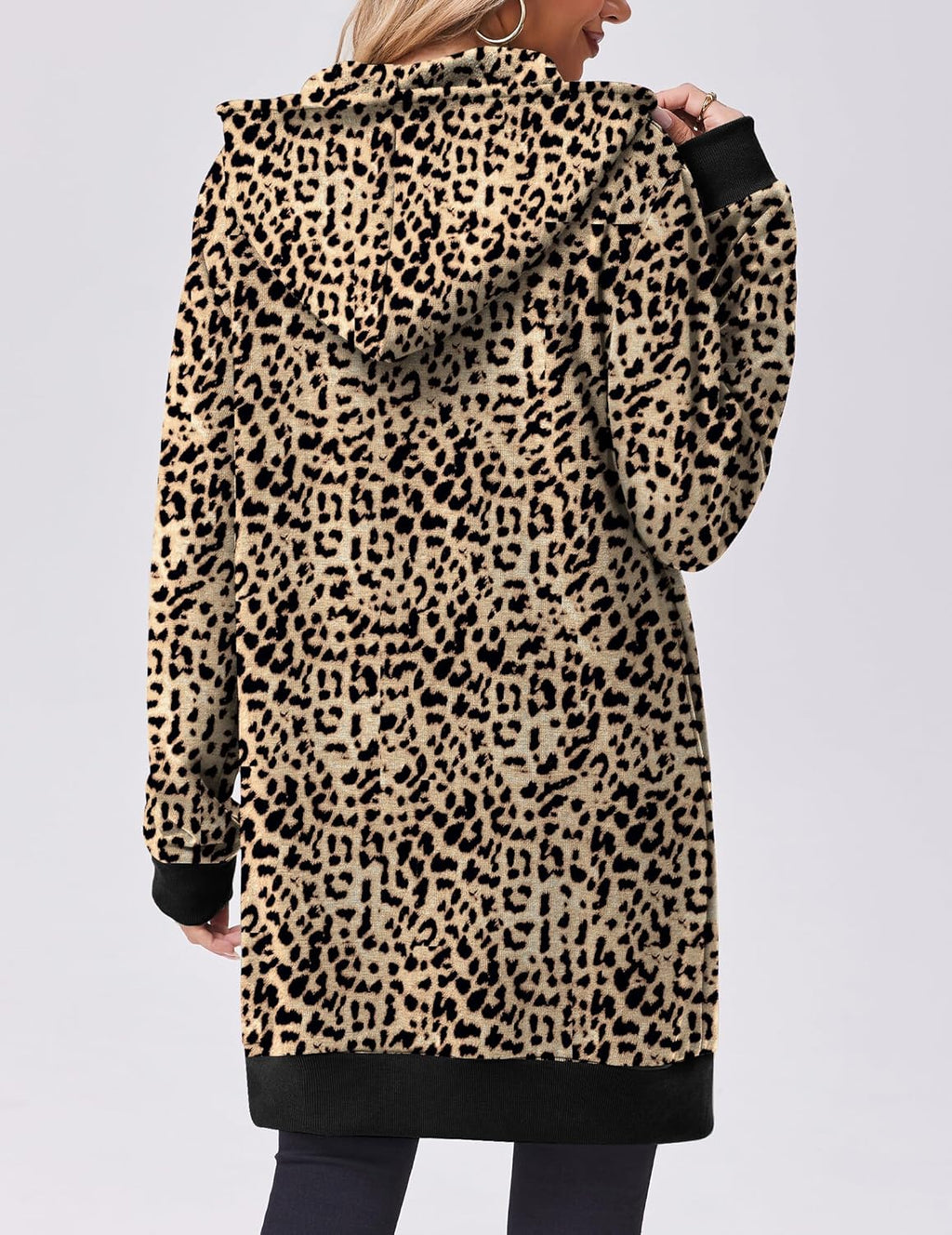 Zip Up Hoodies For Women Long Sleeve Oversized Sweatshirts Casual Lightweight Fleece Jackets With Pockets