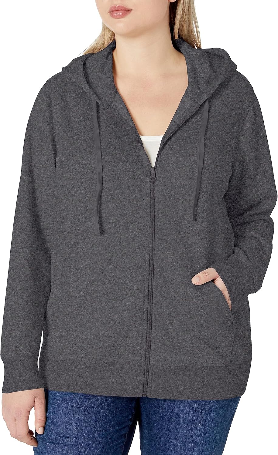 Women's Fleece Full-Zip Hoodie (Available in Plus Size)