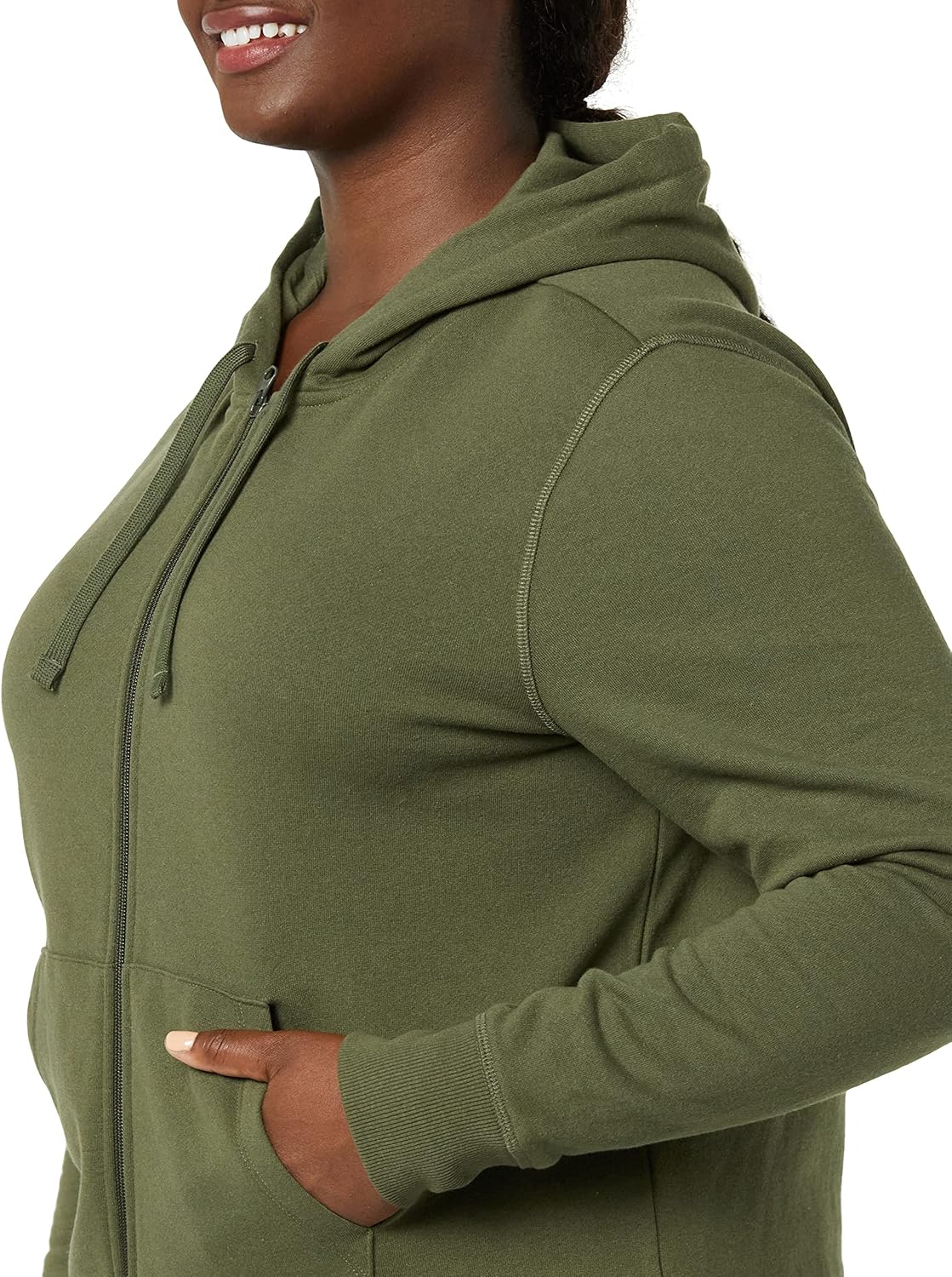 Women's Fleece Full-Zip Hoodie (Available in Plus Size)