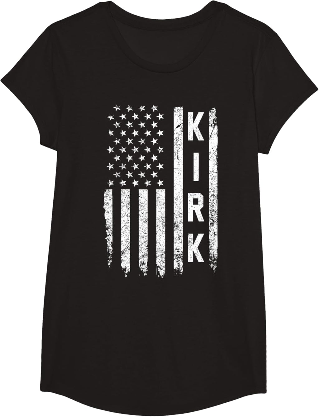 Retro Vintage Kirk US Flag T-Shirt