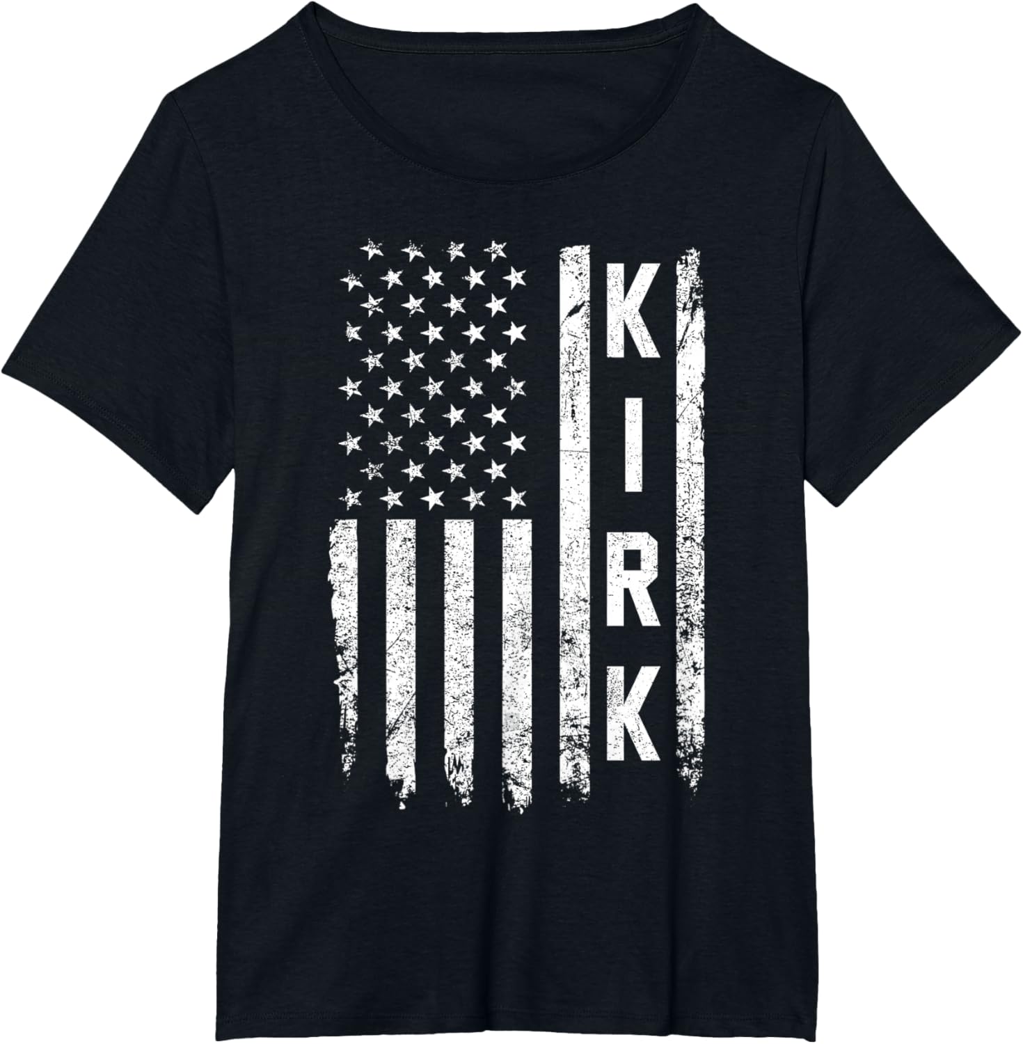 Retro Vintage Kirk US Flag T-Shirt