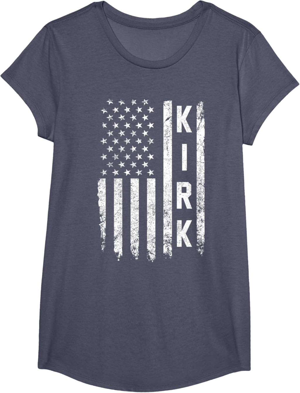 Retro Vintage Kirk US Flag T-Shirt
