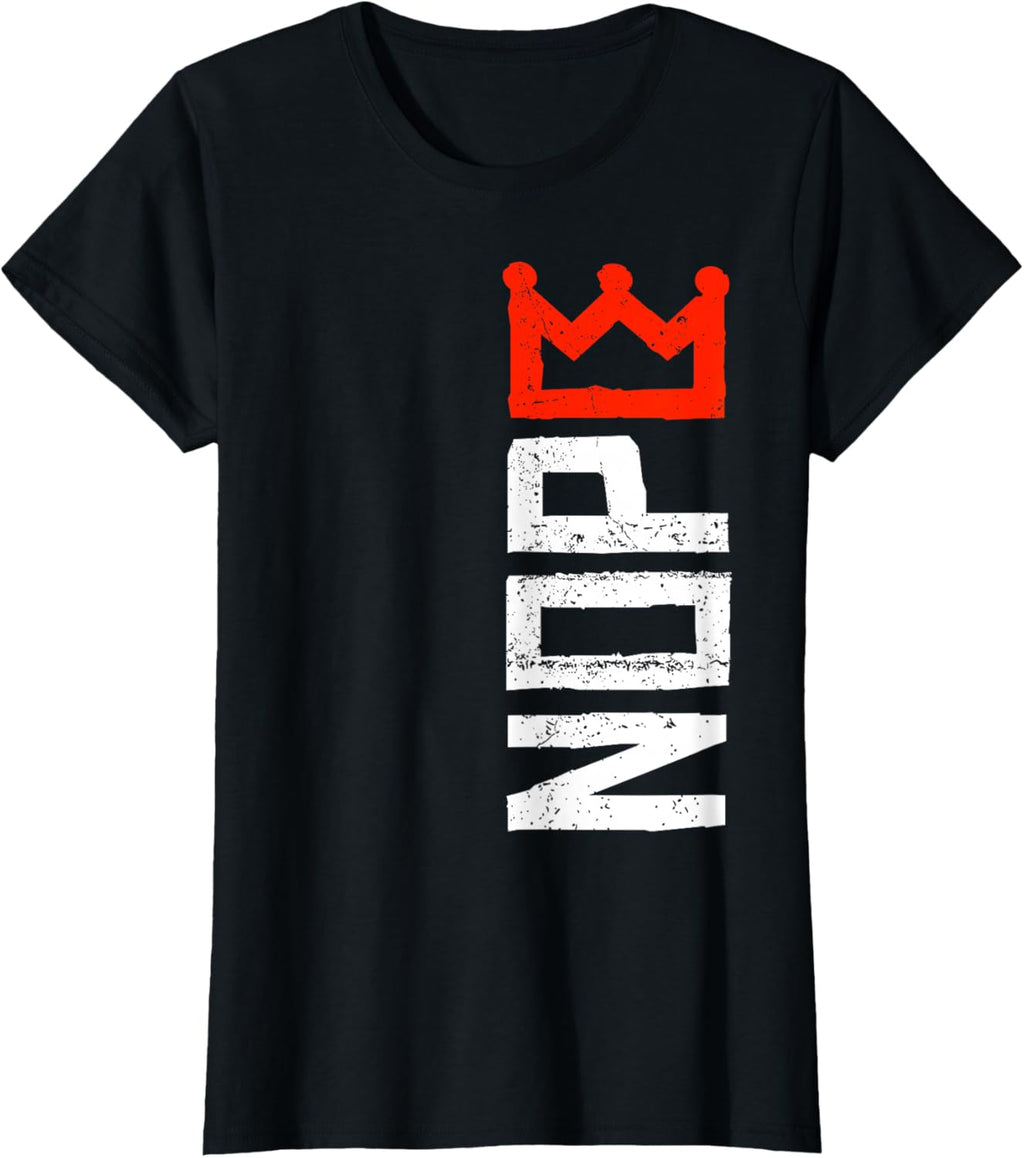 No Kings Protest Sign Vertical T-Shirt