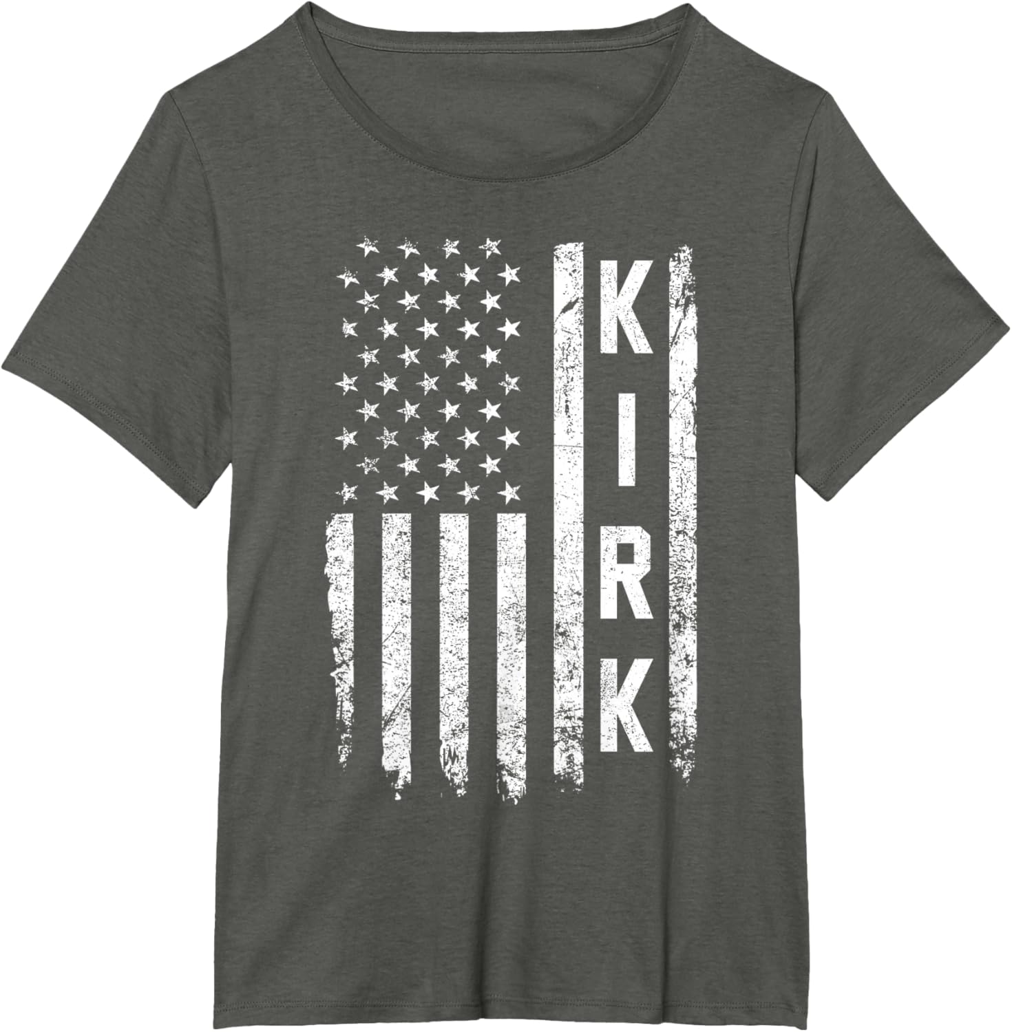 Retro Vintage Kirk US Flag T-Shirt