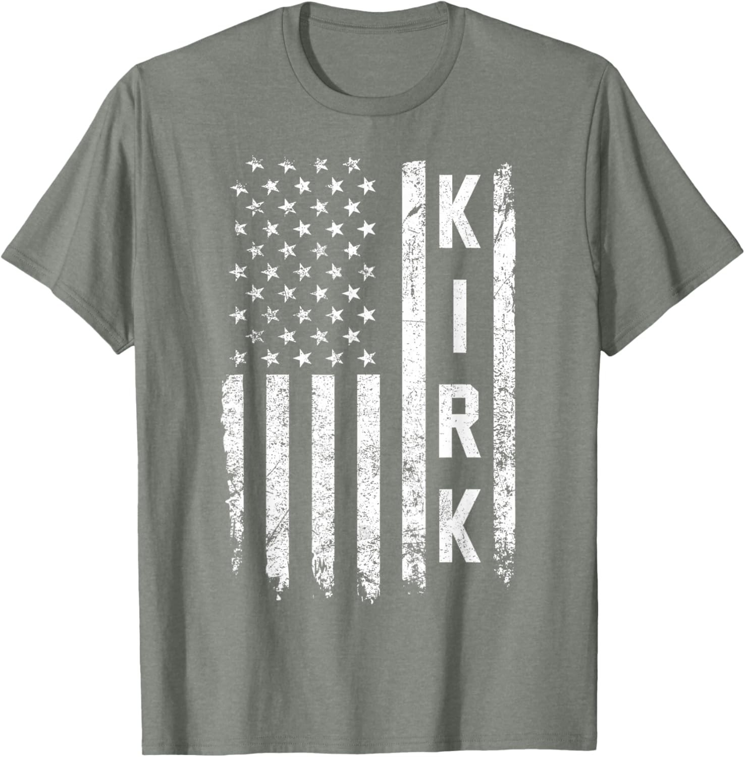 Retro Vintage Kirk US Flag T-Shirt