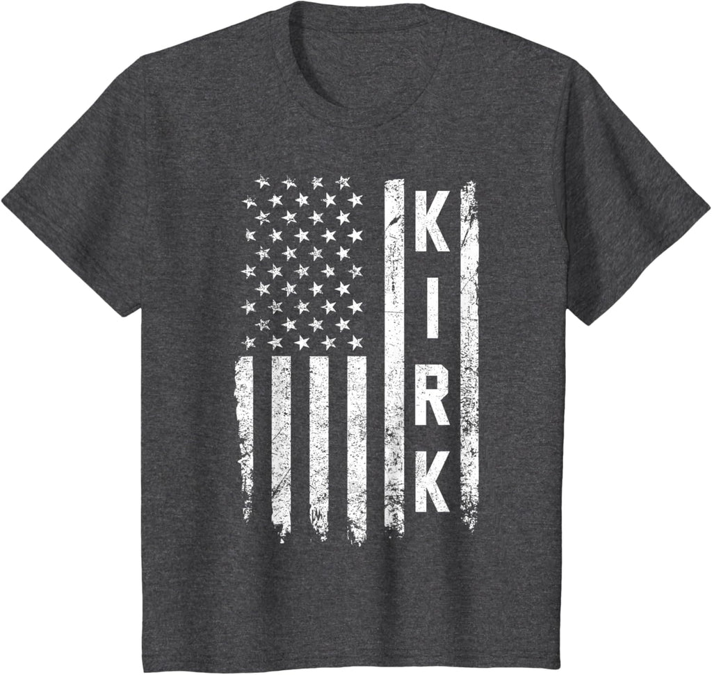 Retro Vintage Kirk US Flag T-Shirt
