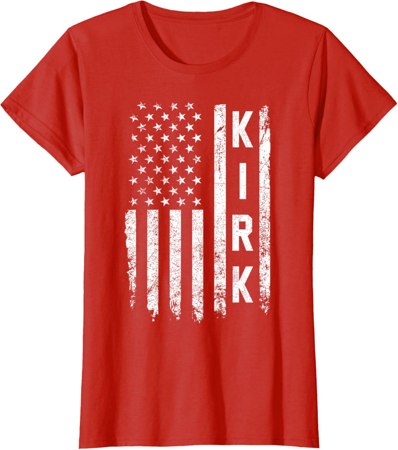 Retro Vintage Kirk US Flag T-Shirt