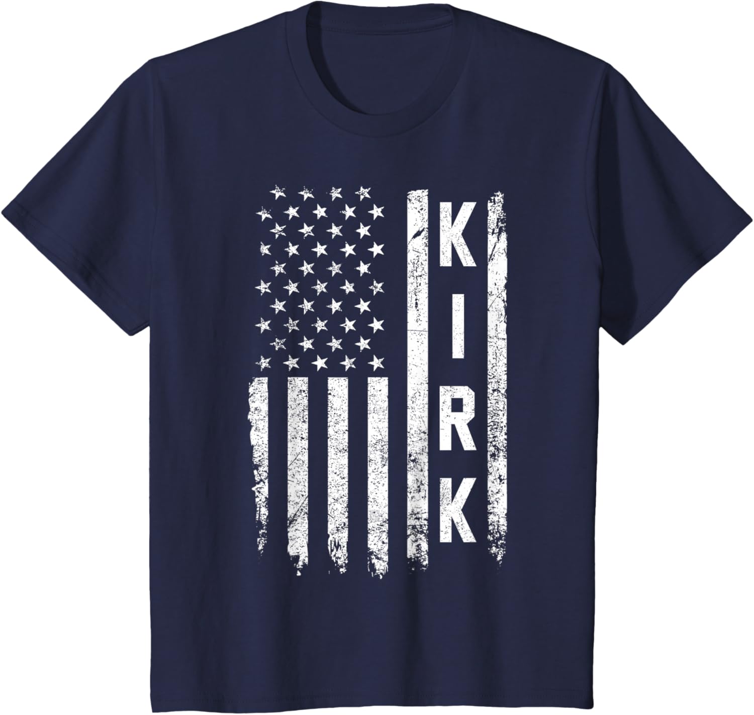 Retro Vintage Kirk US Flag T-Shirt