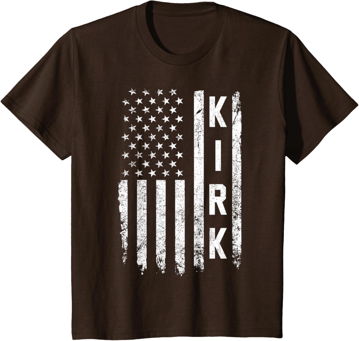 Retro Vintage Kirk US Flag T-Shirt