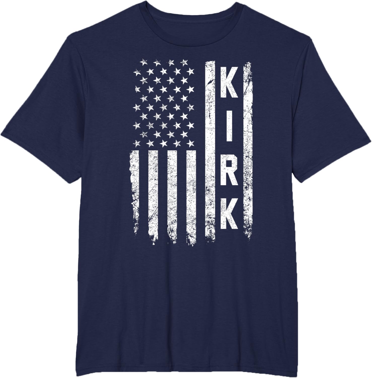 Retro Vintage Kirk US Flag T-Shirt